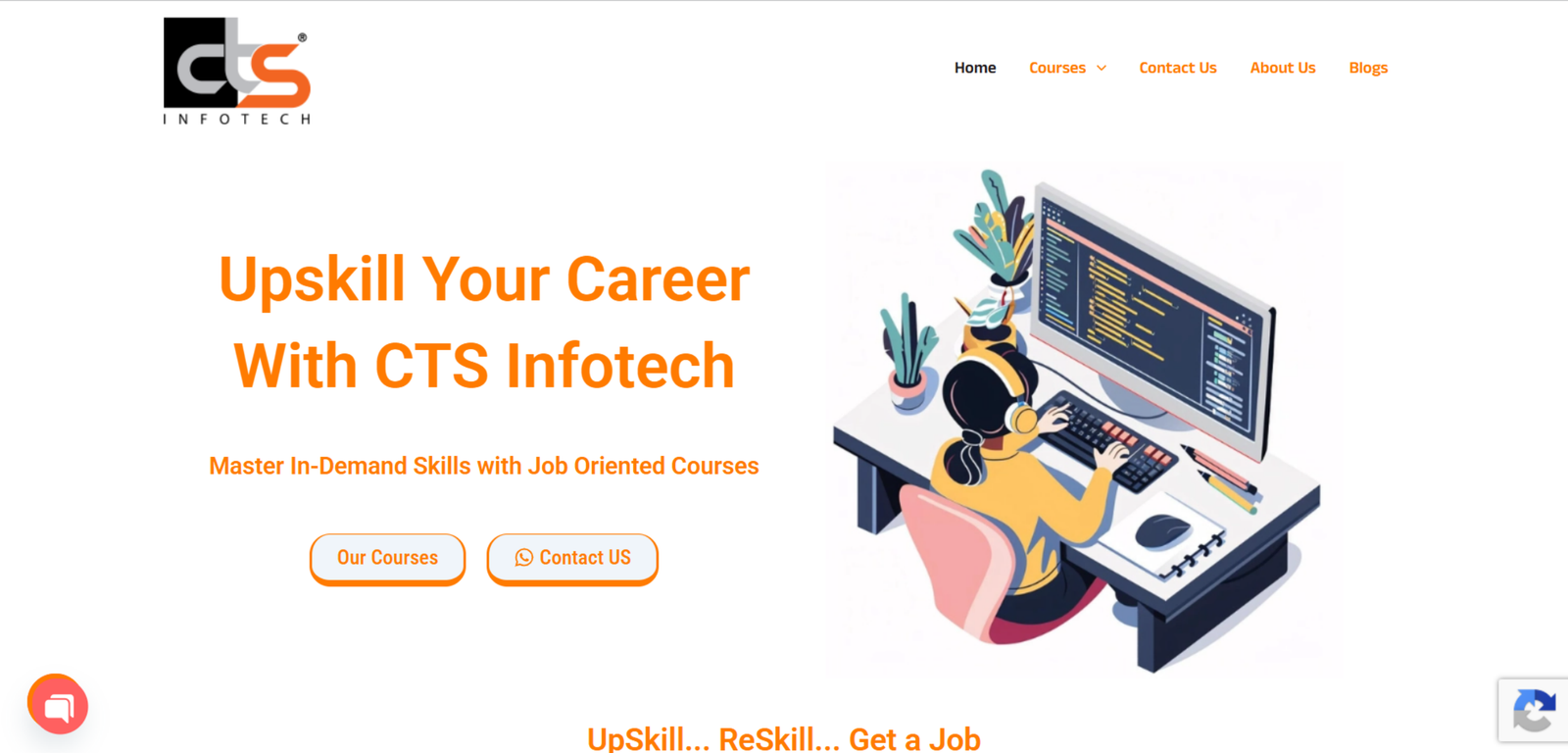 CTS Infotech website